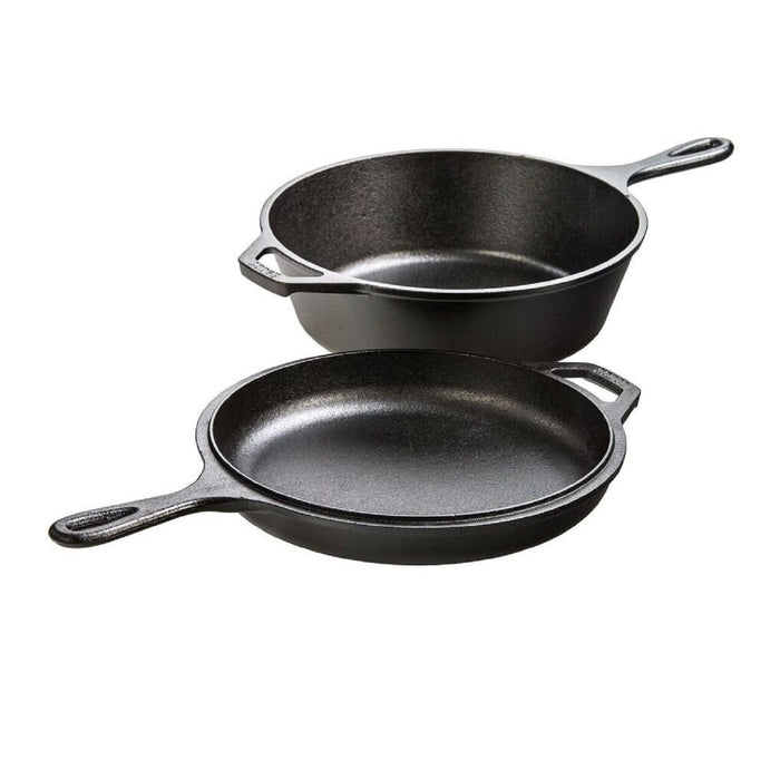 Lodge 10 3 4in Cast Iron Combo Cooker Pre-Seasoned 3.2 Qt