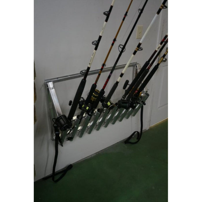 Viking Solutions Truck and Wall Aluminum Fishing Rod Rack