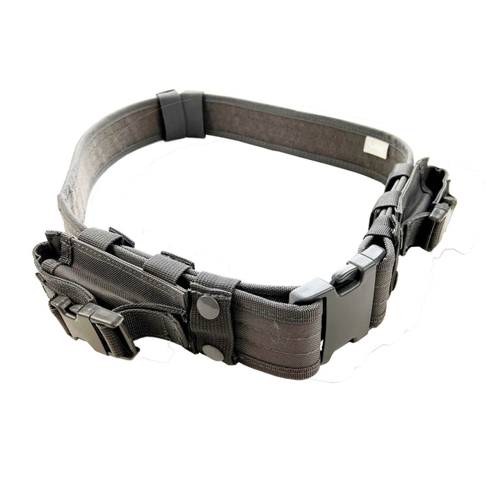 NcSTAR Tactical Belt With 2 Pouches Urban Grey