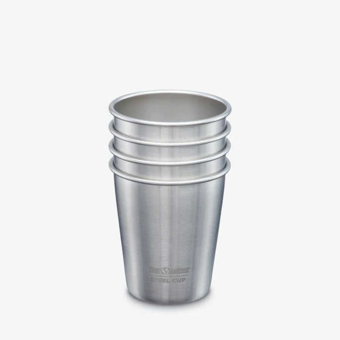 Klean Kanteen 4 Pack Oz Steel Cups Brushed Steel