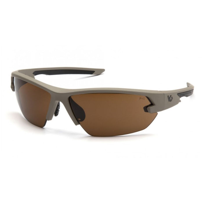 Pyramex Safety Semtex 2.0 Tan Frame Bronze Anti-Fog Lens