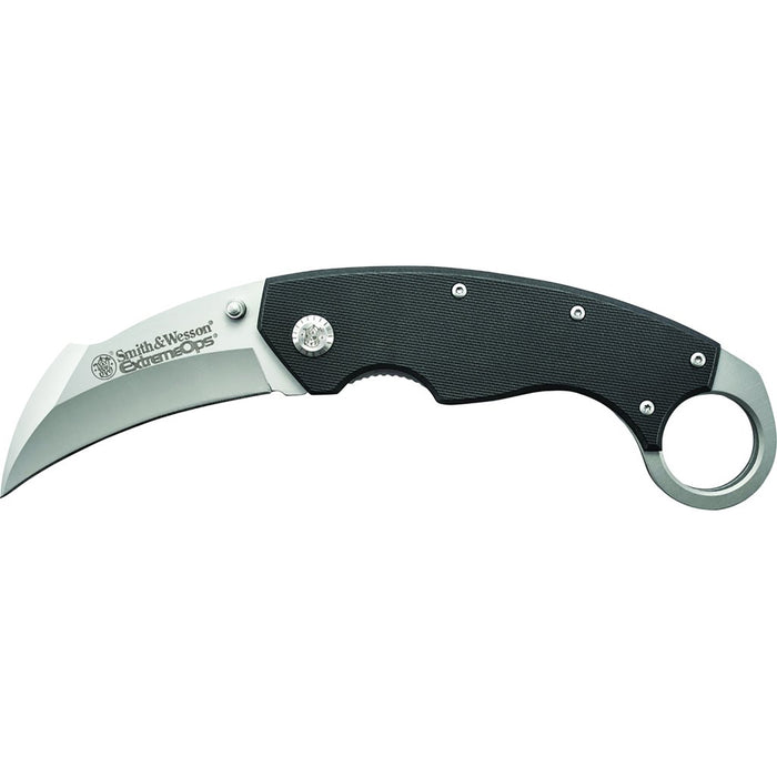 SW Extreme Ops Karambit Folder 3.0 in BB Blade G-10 Handle