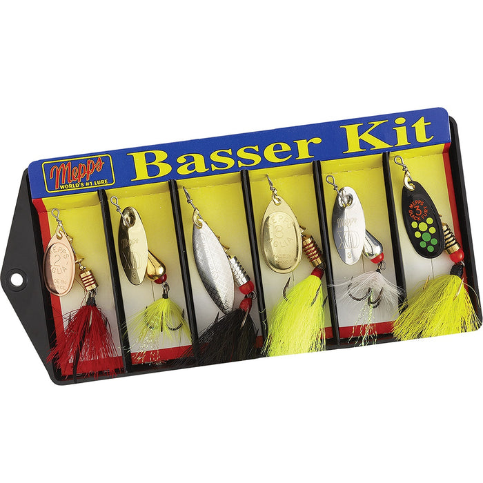 Mepps Basser Kit 6 Lures Dressed