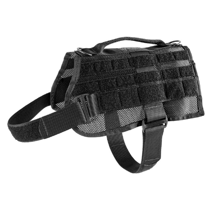 US Tactical K9 MOLLE Vest - Black - Medium