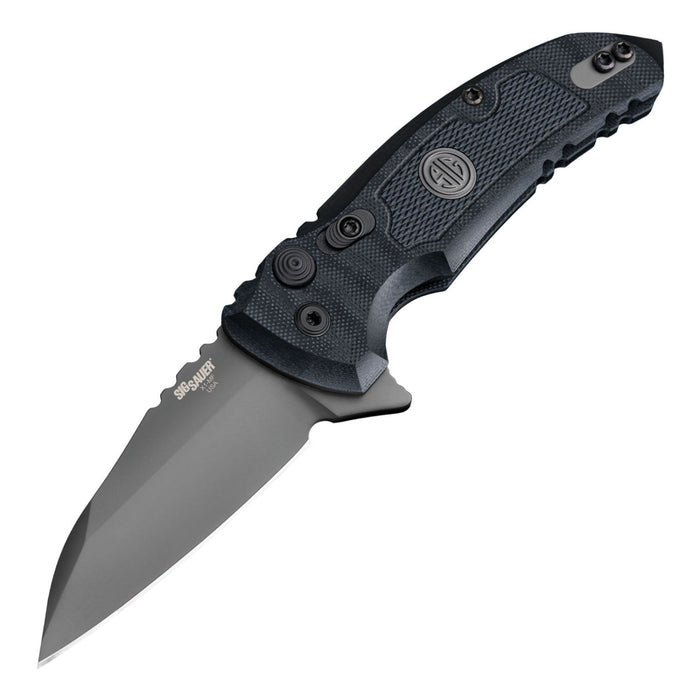 Hogue Sig 2.75 in Tactical Grey Wharncliffe Black G10