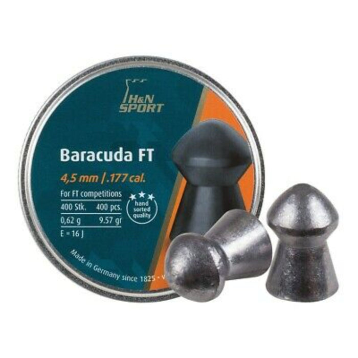 H N Baracuda FT .177 cal 4.50 mm Head-400 Count