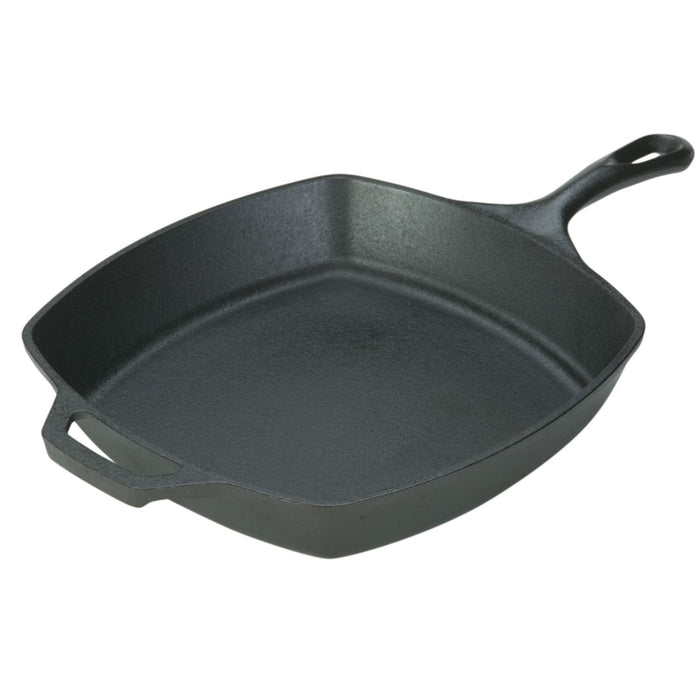 Lodge L8SQ3 10.5 Inch Square Cast Iron Skillet