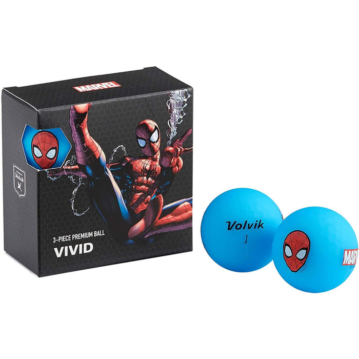 Volvik Marvel Golf Balls 4pk-Spider Man