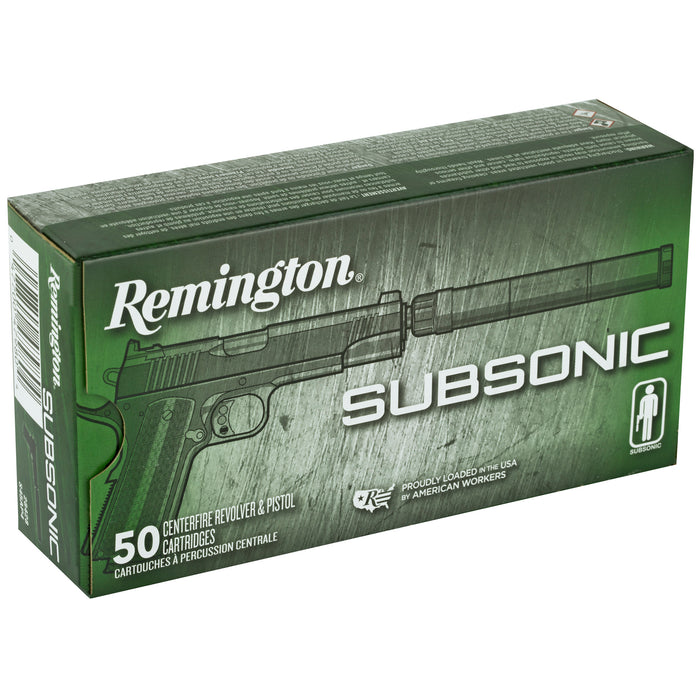 Rem Subsonic 45acp 230gr 50/500