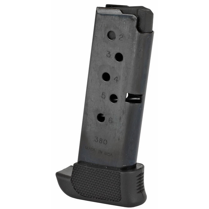 Mag Ruger Lcp 380acp 7rd Bl W/ext